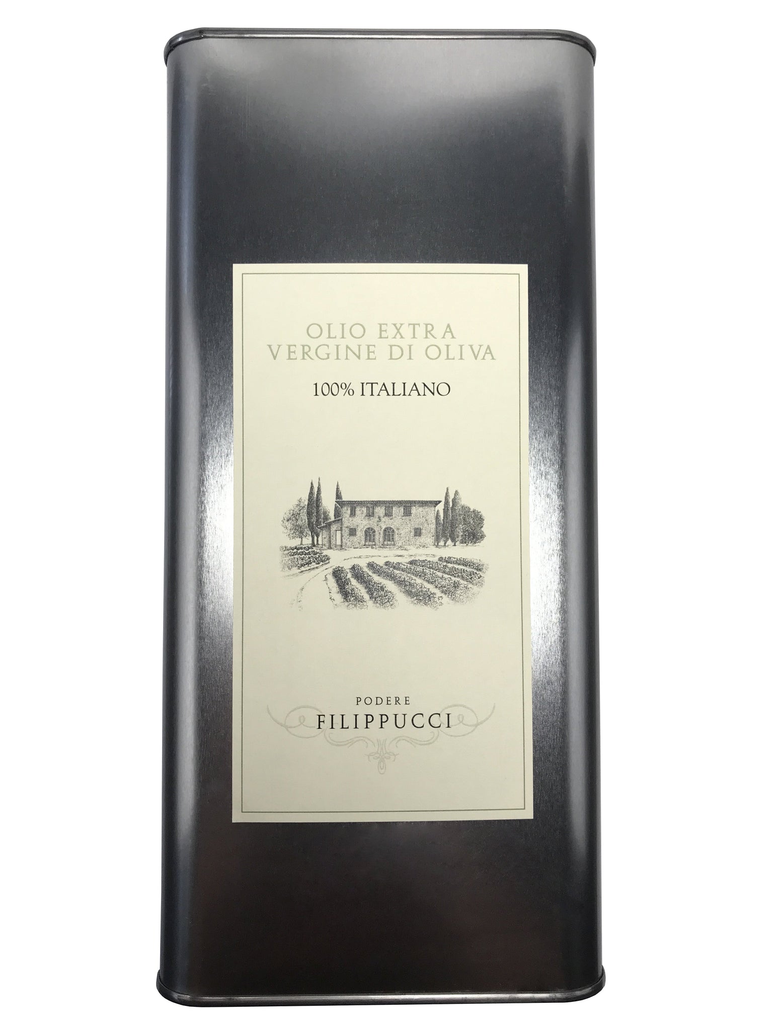 Extra virgin olive oil 100% ITALIAN in can 5 liter Filippucci Spello Umbria 2022